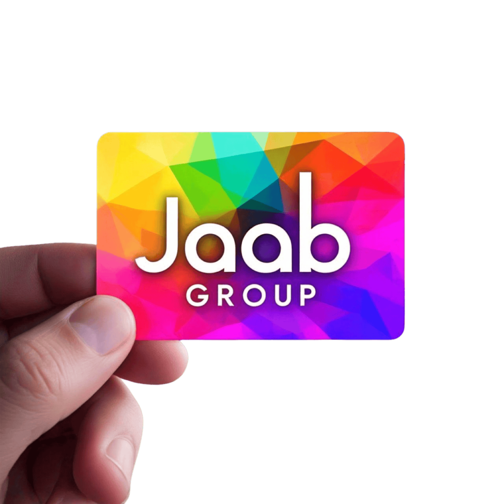 nfc smart business card, nfc card, metal nfc business card, electronic card, pvc nfc card in dubai UAE -jaab group